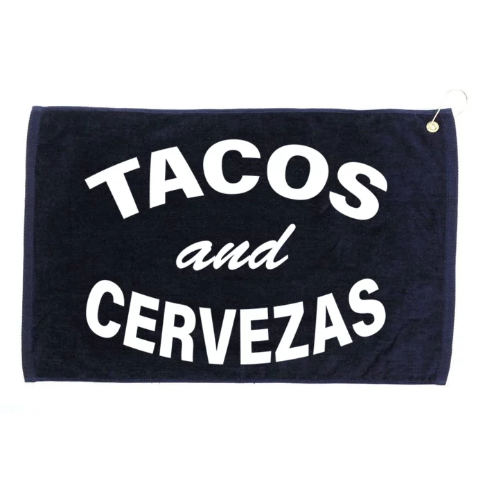 Tacos And Cervezas Grommeted Golf Towel