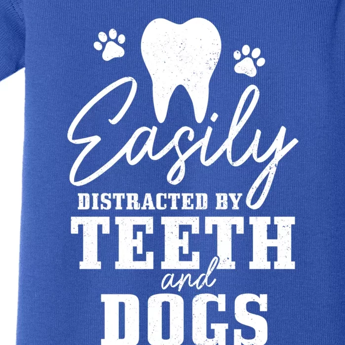 Teeth And Dogs Dentist Dental Student Assistant Hygienist Gift Baby Bodysuit