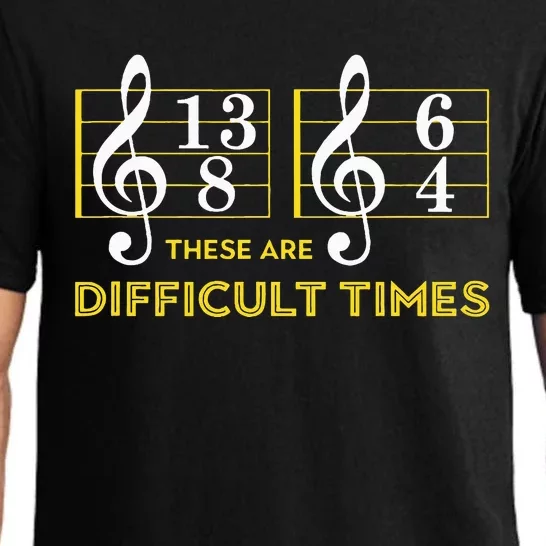 These Are Difficult Times Music Lover Pajama Set