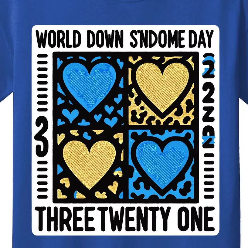 Trisomy Awareness Day T Gift Kids T-Shirt