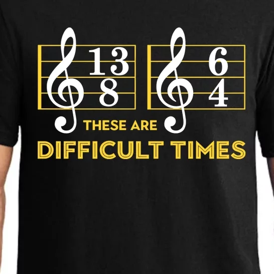 These Are Difficult Times Music Lover Pajama Set