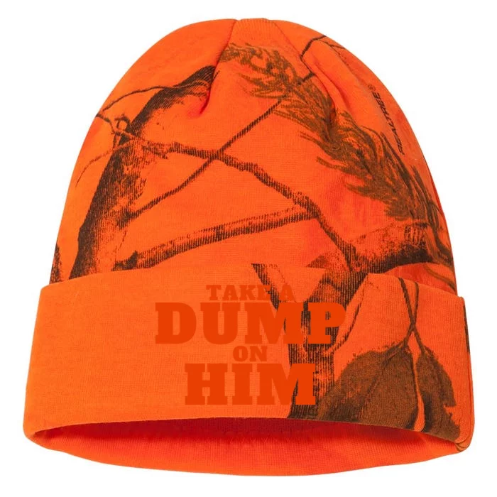 Take A Dump On Him Kati - 12in Camo Beanie