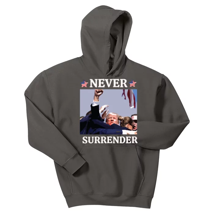 Trump Assassination Donald Trump Assassination Fight Kids Hoodie