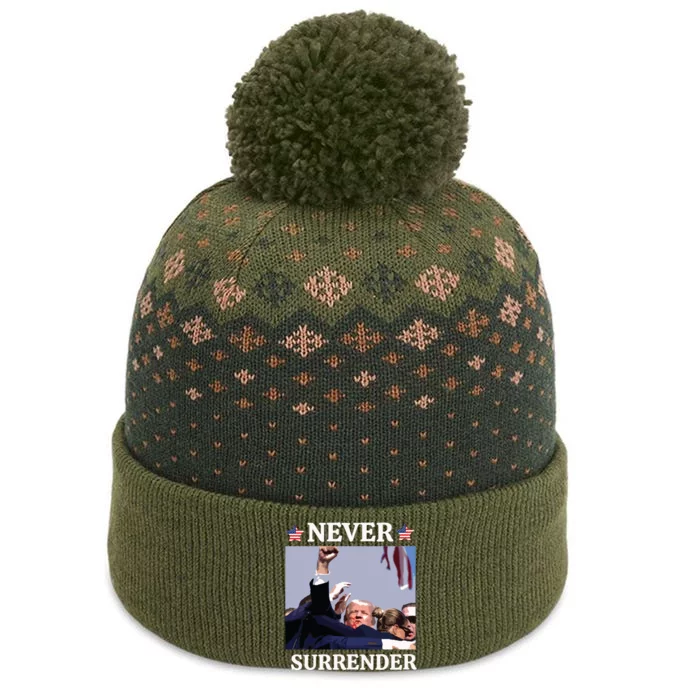 Trump Assassination Donald Trump Assassination Fight The Baniff Cuffed Pom Beanie