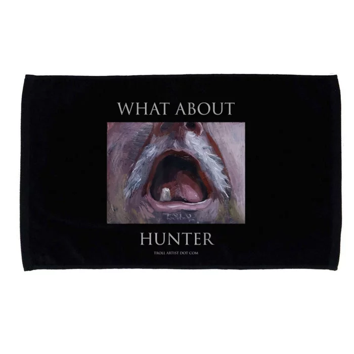 Troll Artist Dot Com What About Hunter Microfiber Hand Towel