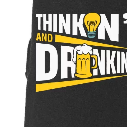 Thinkin And Drinkin | Pub Quiz Game | Trivia Night Doggie 3-End Fleece Hoodie