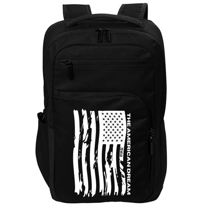 The American Dream Usa American Flag Patriotic Apparel Proudly Patriotic Impact Tech Backpack