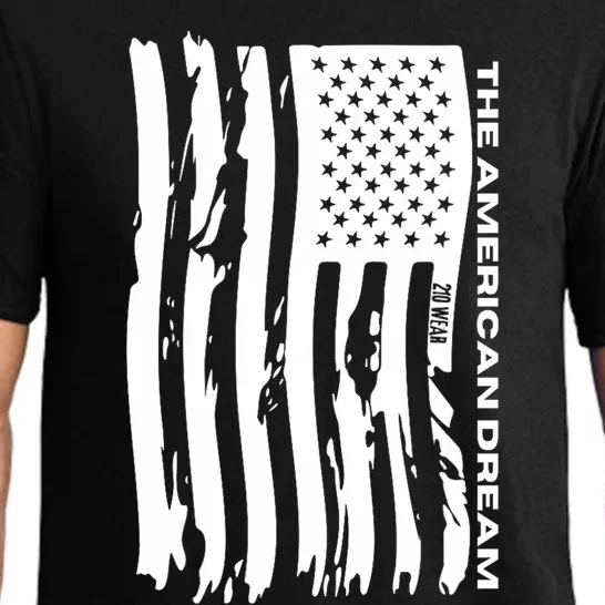 The American Dream Usa American Flag Patriotic Apparel Proudly Patriotic Pajama Set