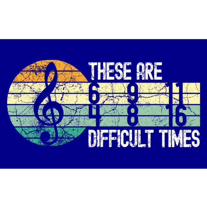 These Are Difficult Times Music Sheet Funny Band Gift Orchestra Musical Gift Bumper Sticker