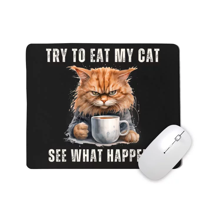 They Are Eating The Dogs Cats Pets Funny Trump Kamala 2024 Mousepad