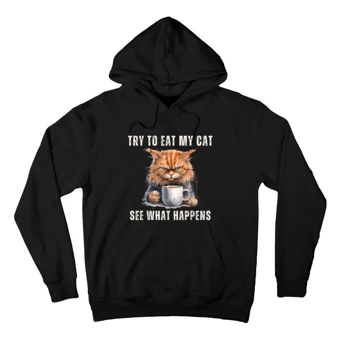 They Are Eating The Dogs Cats Pets Funny Trump Kamala 2024 Tall Hoodie