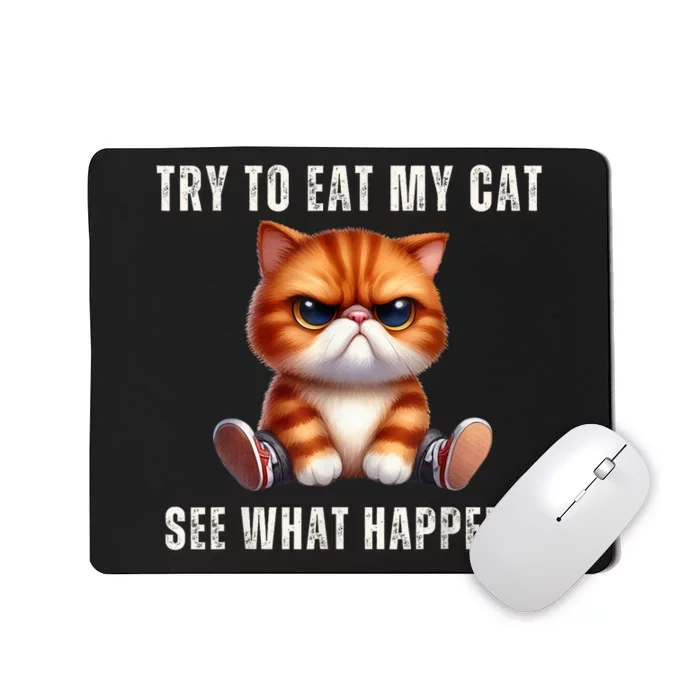 They Are Eating The Dogs Cats Pets Funny Trump Kamala 2024 Mousepad