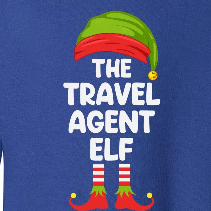 Travel Agent Elf Matching Family Christmas Great Gift Toddler Sweatshirt