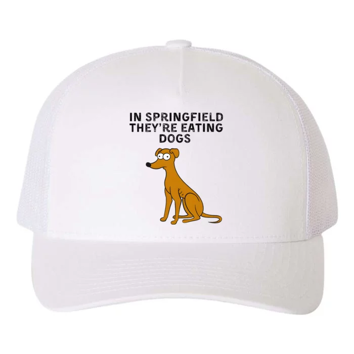 They Are Eating Dogs Trump Kamala Harris Debate Yupoong Adult 5-Panel Trucker Hat