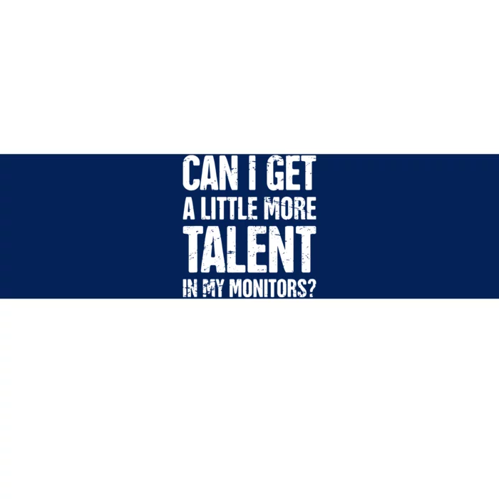 Talent Audio Engineer Funny Sound Guy Bumper Sticker