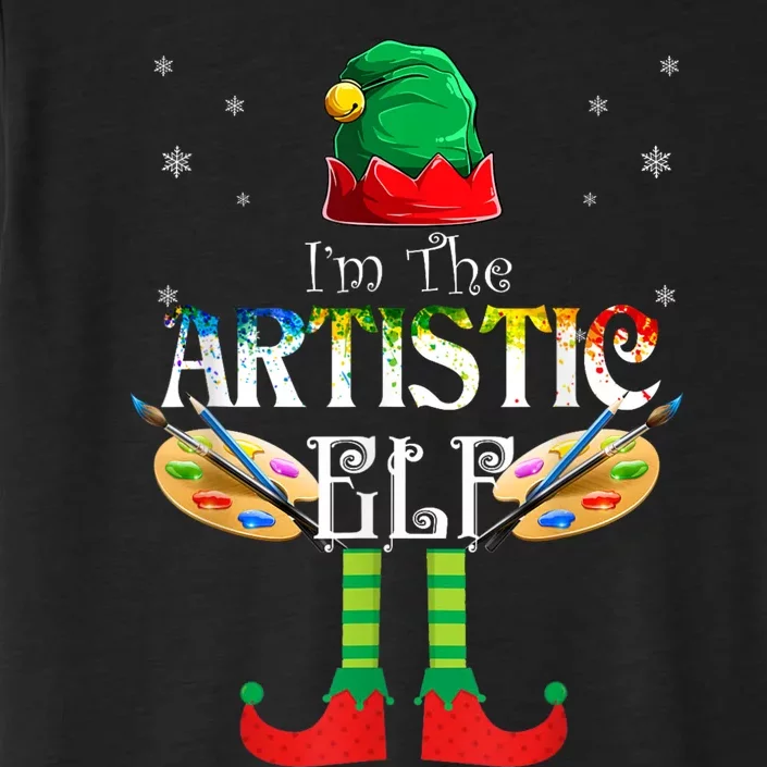 The Artistic Elf Group Matching Family Christmas Gifts Art ChromaSoft Performance T-Shirt