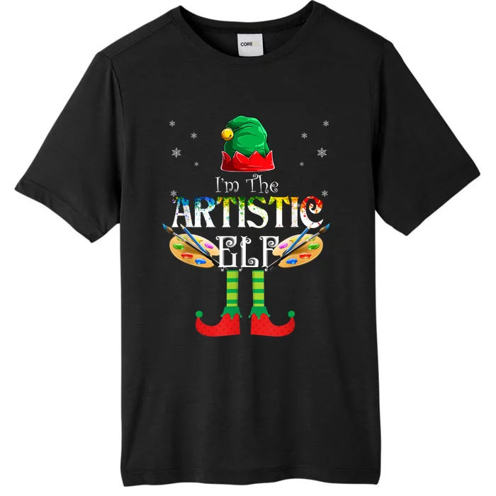 The Artistic Elf Group Matching Family Christmas Gifts Art ChromaSoft Performance T-Shirt