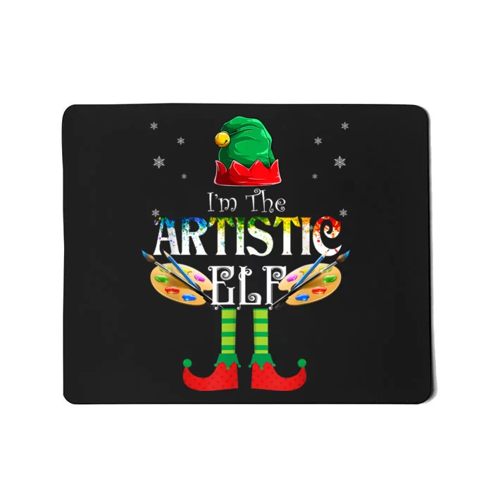 The Artistic Elf Group Matching Family Christmas Gifts Art Mousepad