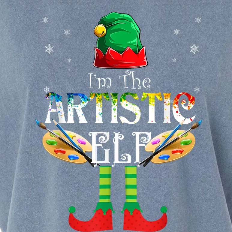 The Artistic Elf Group Matching Family Christmas Gifts Art Garment-Dyed Women's Muscle Tee