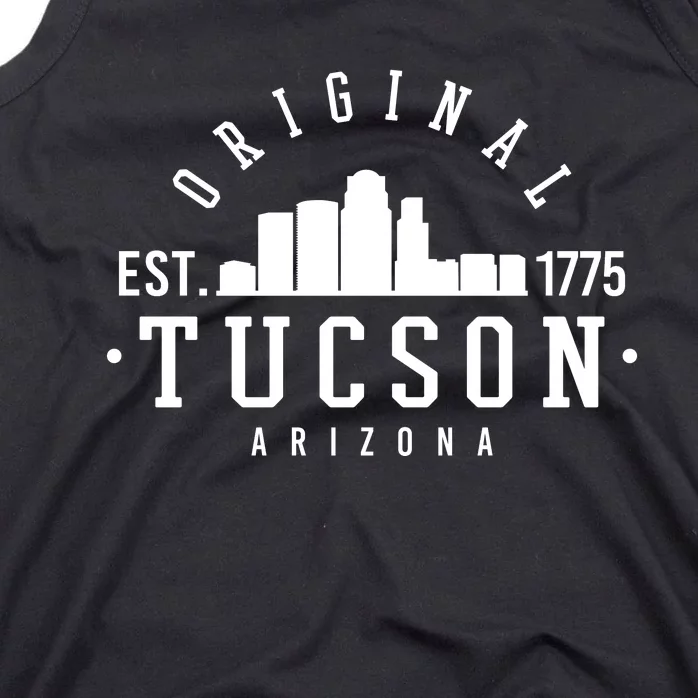 Tucson Arizona Est 1775 Skyline Tank Top