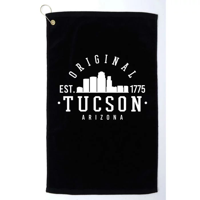 Tucson Arizona Est 1775 Skyline Platinum Collection Golf Towel