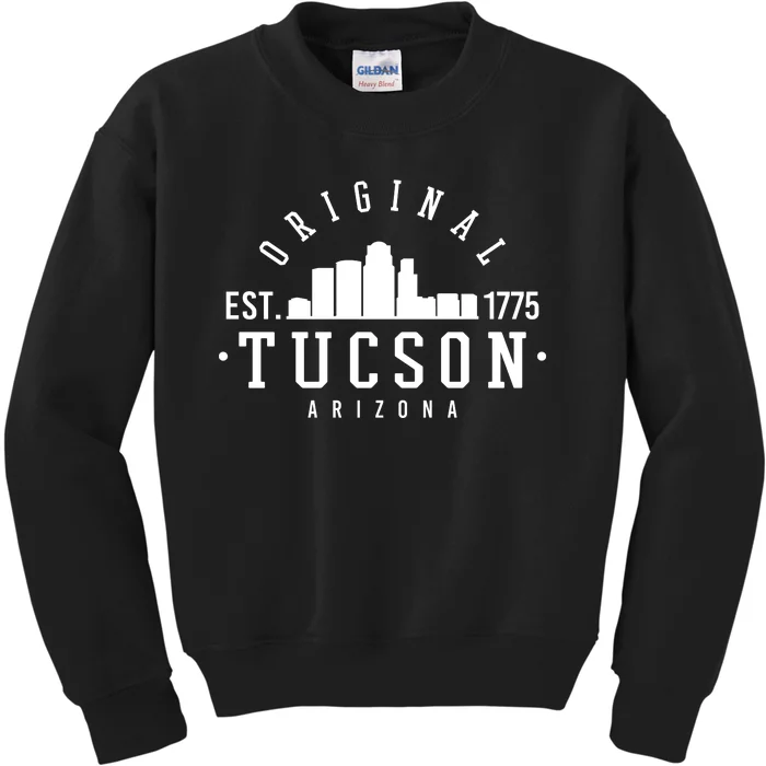 Tucson Arizona Est 1775 Skyline Kids Sweatshirt