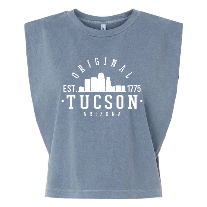 Tucson Arizona Est 1775 Skyline Garment-Dyed Women's Muscle Tee