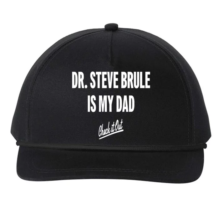 Tim And Eric Dr Steve Brule Is My Dad Check It Out Snapback Five-Panel Rope Hat