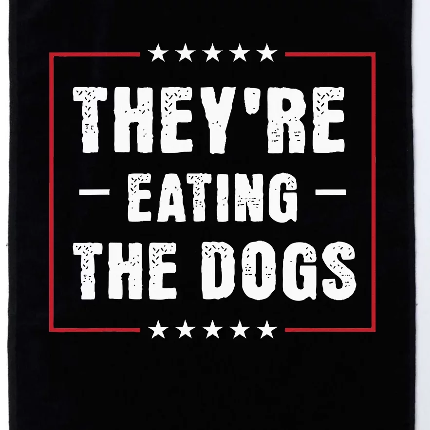 They Are Eating The Dogs Platinum Collection Golf Towel