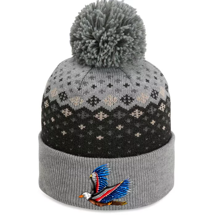 Tattoo American Eagle The Baniff Cuffed Pom Beanie