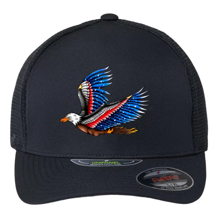 Tattoo American Eagle Flexfit Unipanel Trucker Cap