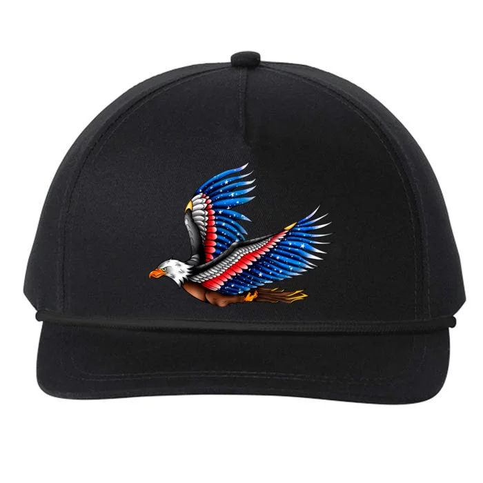 Tattoo American Eagle Snapback Five-Panel Rope Hat