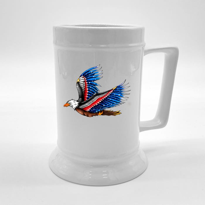 Tattoo American Eagle Front & Back Beer Stein