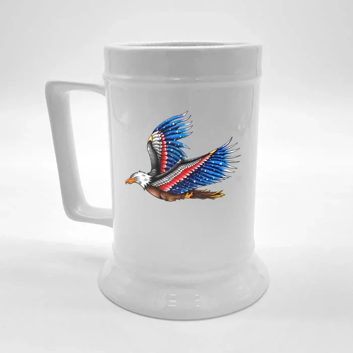 Tattoo American Eagle Front & Back Beer Stein