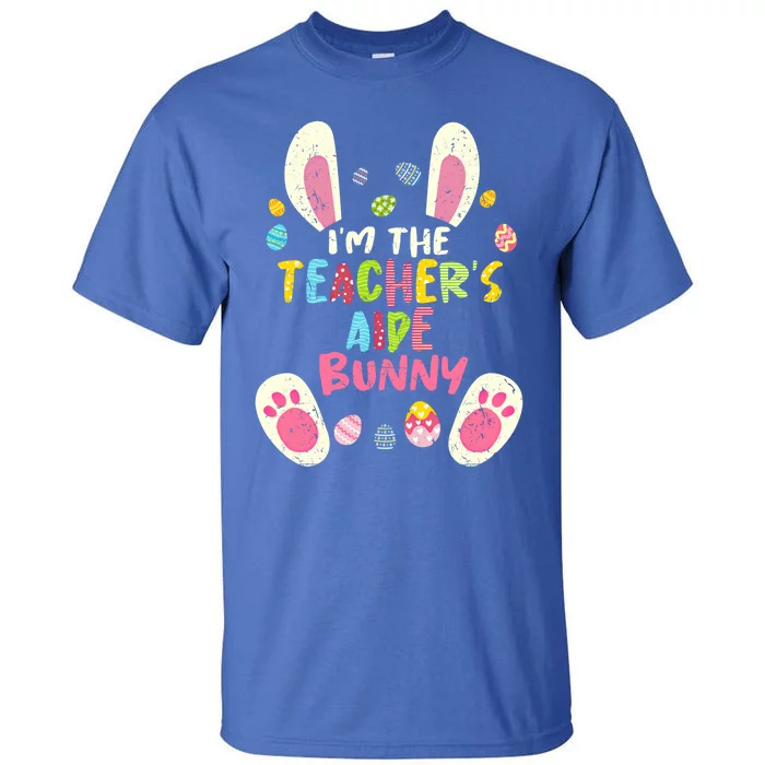 Teacher's Aide Easter Matching Family Party Bunny Face Gift Tall T-Shirt