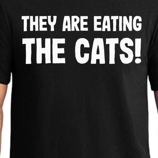 They Are Eating The Cats! Trump Harris Debate 2024 Pajama Set