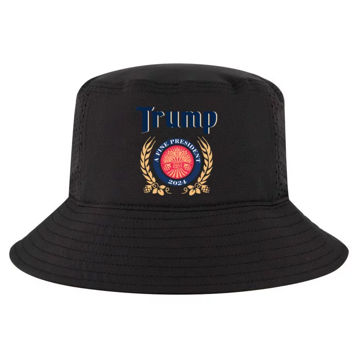 Trump A Fine President 2024 Cool Comfort Performance Bucket Hat