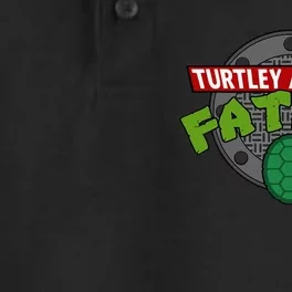 Turtley Awesome Father Awesome Fathers Day Dry Zone Grid Performance Polo