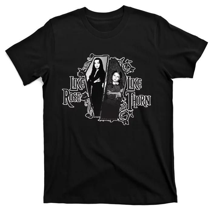 The Addams Family TV Series – Mothers Day Morticia Wednesday T-Shirt