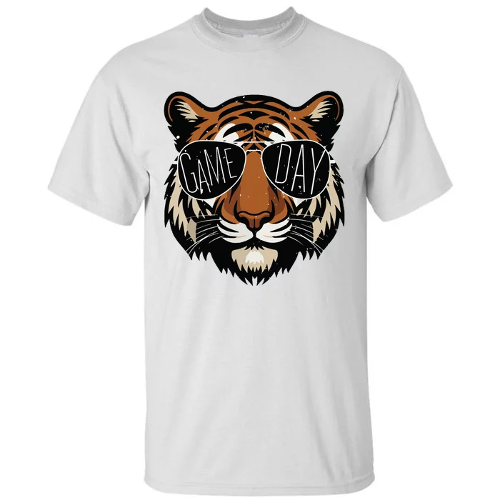 Touchdown American Football Game Day Thanksgiving Tiger Cool Tall T-Shirt