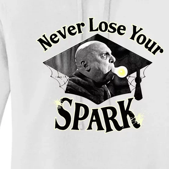 The Addams Family Tv Series – Uncle Fester Graduation Spark Women's Pullover Hoodie