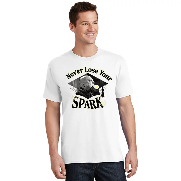 The Addams Family Tv Series – Uncle Fester Graduation Spark T-Shirt