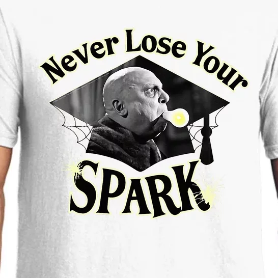 The Addams Family Tv Series – Uncle Fester Graduation Spark Pajama Set