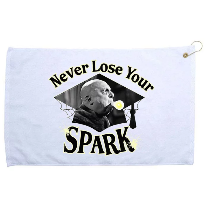 The Addams Family Tv Series – Uncle Fester Graduation Spark Grommeted Golf Towel