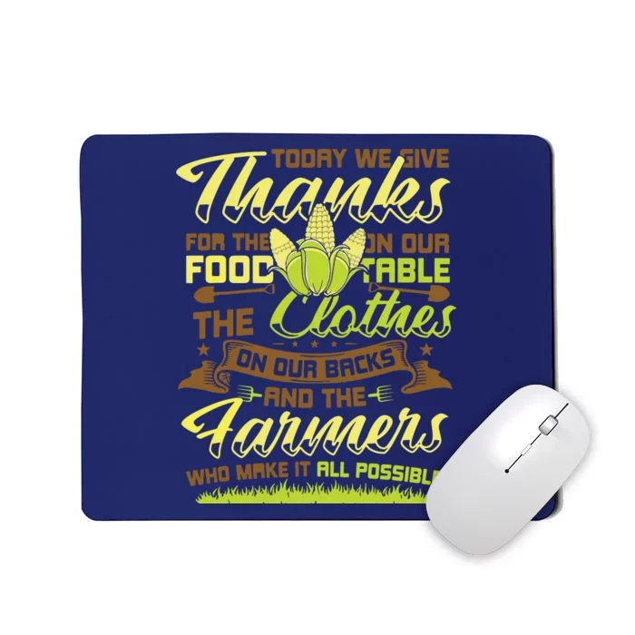 Thank A Farmer Appreciation Day Farmland Ranch Farmers Mousepad