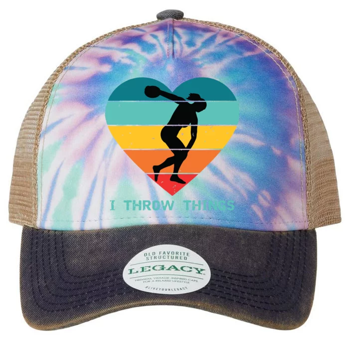 Track And Field Women Discus Thrower Legacy Tie Dye Trucker Hat