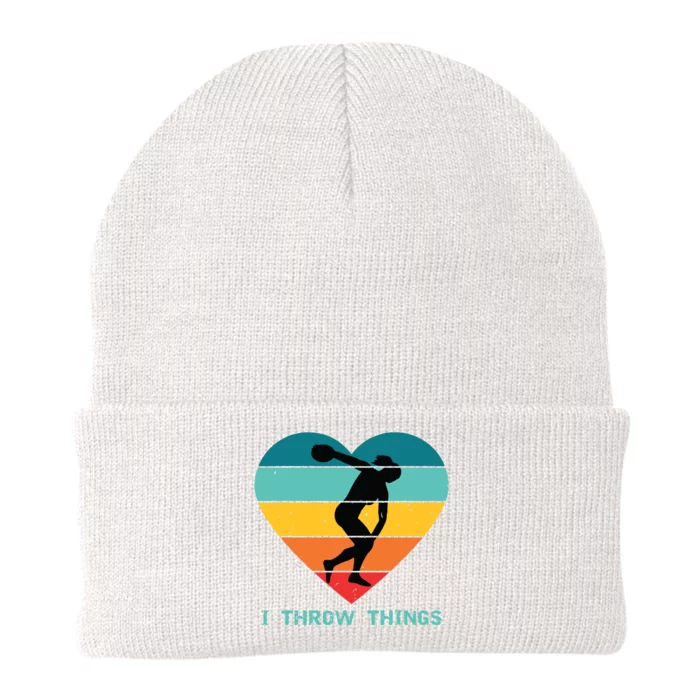 Track And Field Women Discus Thrower Knit Cap Winter Beanie