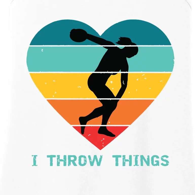 Track And Field Women Discus Thrower Ladies Essential Tank