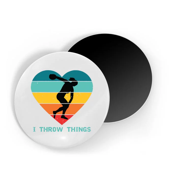 Track And Field Women Discus Thrower Magnet