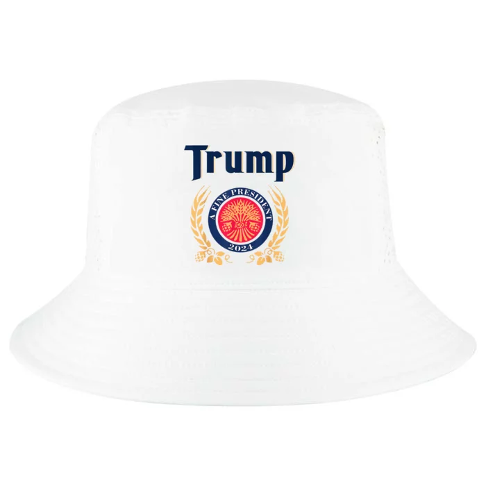 Trump A Fine President 2024 Cool Comfort Performance Bucket Hat